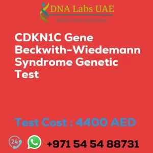 CDKN1C Gene Beckwith-Wiedemann Syndrome Genetic Test sale cost 4400 AED