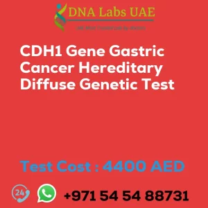 CDH1 Gene Gastric Cancer Hereditary Diffuse Genetic Test sale cost 4400 AED