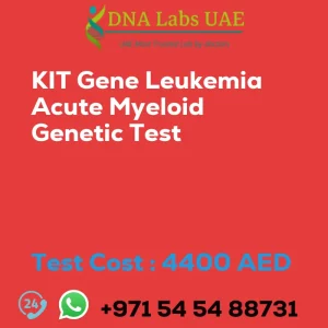 KIT Gene Leukemia Acute Myeloid Genetic Test sale cost 4400 AED