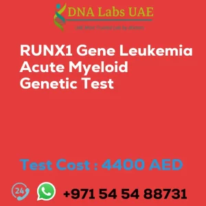RUNX1 Gene Leukemia Acute Myeloid Genetic Test sale cost 4400 AED