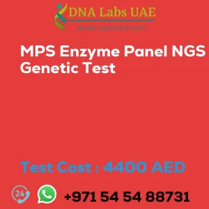 MPS Enzyme Panel NGS Genetic Test sale cost 4400 AED