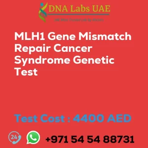 MLH1 Gene Mismatch Repair Cancer Syndrome Genetic Test sale cost 4400 AED