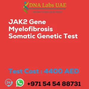 JAK2 Gene Myelofibrosis Somatic Genetic Test sale cost 4400 AED