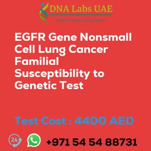 EGFR Gene Nonsmall Cell Lung Cancer Familial Susceptibility to Genetic Test sale cost 4400 AED