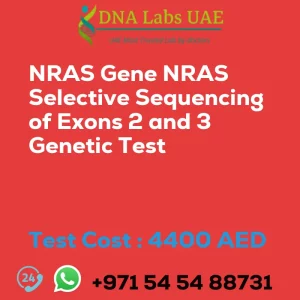 NRAS Gene NRAS Selective Sequencing of Exons 2 and 3 Genetic Test sale cost 4400 AED