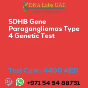 SDHB Gene Paragangliomas Type 4 Genetic Test sale cost 4400 AED