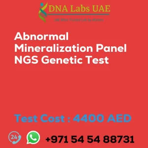 Abnormal Mineralization Panel NGS Genetic Test sale cost 4400 AED