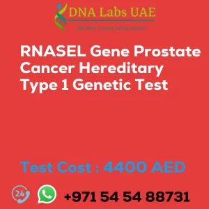 RNASEL Gene Prostate Cancer Hereditary Type 1 Genetic Test sale cost 4400 AED