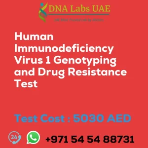 Human Immunodeficiency Virus 1 Genotyping and Drug Resistance Test sale cost 5030 AED