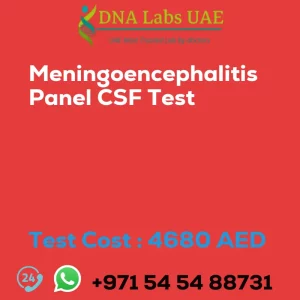 Meningoencephalitis Panel CSF Test sale cost 4680 AED