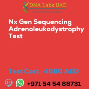 Nx Gen Sequencing Adrenoleukodystrophy Test sale cost 4680 AED