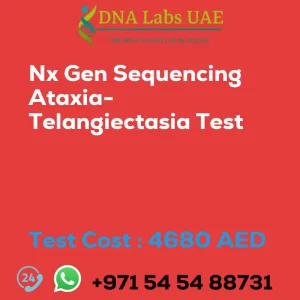 Nx Gen Sequencing Ataxia-Telangiectasia Test sale cost 4680 AED