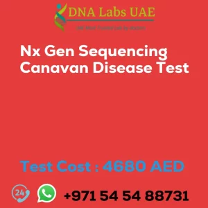 Nx Gen Sequencing Canavan Disease Test sale cost 4680 AED