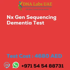 Nx Gen Sequencing Dementia Test sale cost 4680 AED