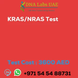 KRAS/NRAS Test sale cost 3600 AED