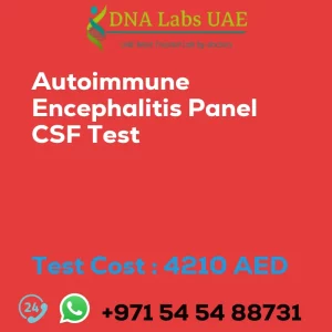 Autoimmune Encephalitis Panel CSF Test sale cost 4210 AED