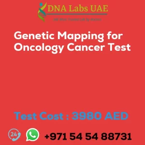 Genetic Mapping for Oncology Cancer Test sale cost 3980 AED