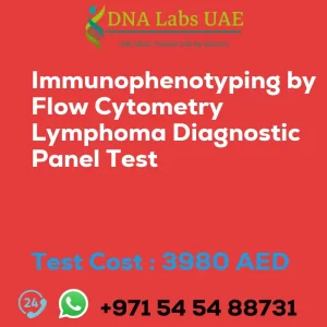 Immunophenotyping by Flow Cytometry Lymphoma Diagnostic Panel Test sale cost 3980 AED