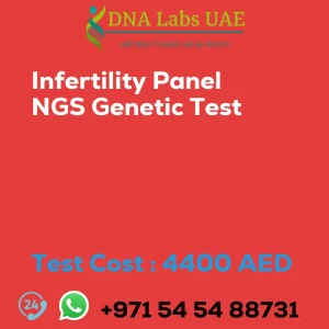 Infertility Panel NGS Genetic Test sale cost 4400 AED
