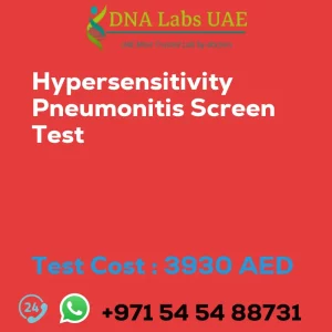 Hypersensitivity Pneumonitis Screen Test sale cost 3930 AED