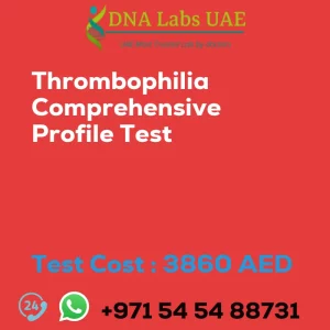 Thrombophilia Comprehensive Profile Test sale cost 3860 AED