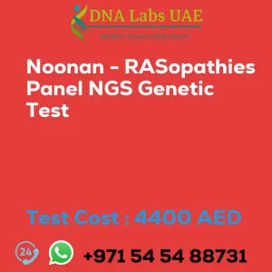 Noonan - RASopathies Panel NGS Genetic Test sale cost 4400 AED