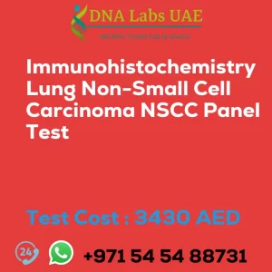 Immunohistochemistry Lung Non-Small Cell Carcinoma NSCC Panel Test sale cost 3430 AED