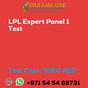 LPL Expert Panel 1 Test sale cost 3160 AED