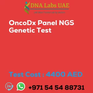 OncoDx Panel NGS Genetic Test sale cost 4400 AED