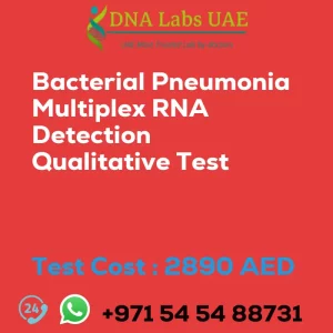 Bacterial Pneumonia Multiplex RNA Detection Qualitative Test sale cost 2890 AED