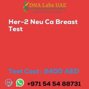 Her-2 Neu Ca Breast Test sale cost 2400 AED