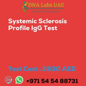Systemic Sclerosis Profile IgG Test sale cost 2830 AED