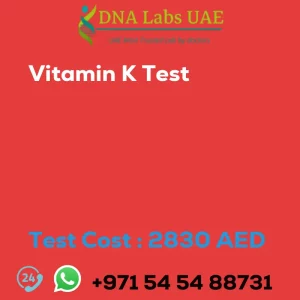 Vitamin K Test sale cost 2830 AED