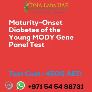 Maturity-Onset Diabetes of the Young MODY Gene Panel Test sale cost 4500 AED