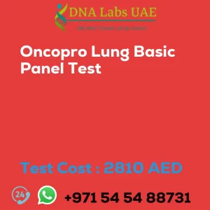 Oncopro Lung Basic Panel Test sale cost 2810 AED