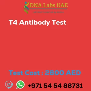 T4 Antibody Test sale cost 2800 AED