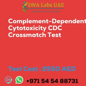 Complement-Dependent Cytotoxicity CDC Crossmatch Test sale cost 2550 AED