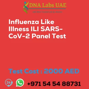 Influenza Like Illness ILI SARS-CoV-2 Panel Test sale cost 2000 AED