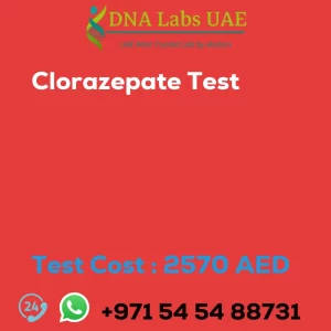 Clorazepate Test sale cost 2570 AED