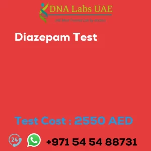 Diazepam Test sale cost 2550 AED