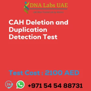 CAH Deletion and Duplication Detection Test sale cost 2100 AED