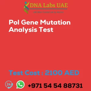 Pol Gene Mutation Analysis Test sale cost 2100 AED