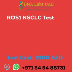 ROS1 NSCLC Test sale cost 2100 AED
