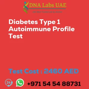 Diabetes Type 1 Autoimmune Profile Test sale cost 2460 AED
