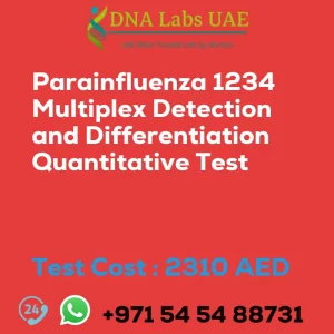 Parainfluenza 1234 Multiplex Detection and Differentiation Quantitative Test sale cost 2310 AED