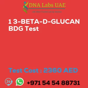 1 3-BETA-D-GLUCAN BDG Test sale cost 2360 AED