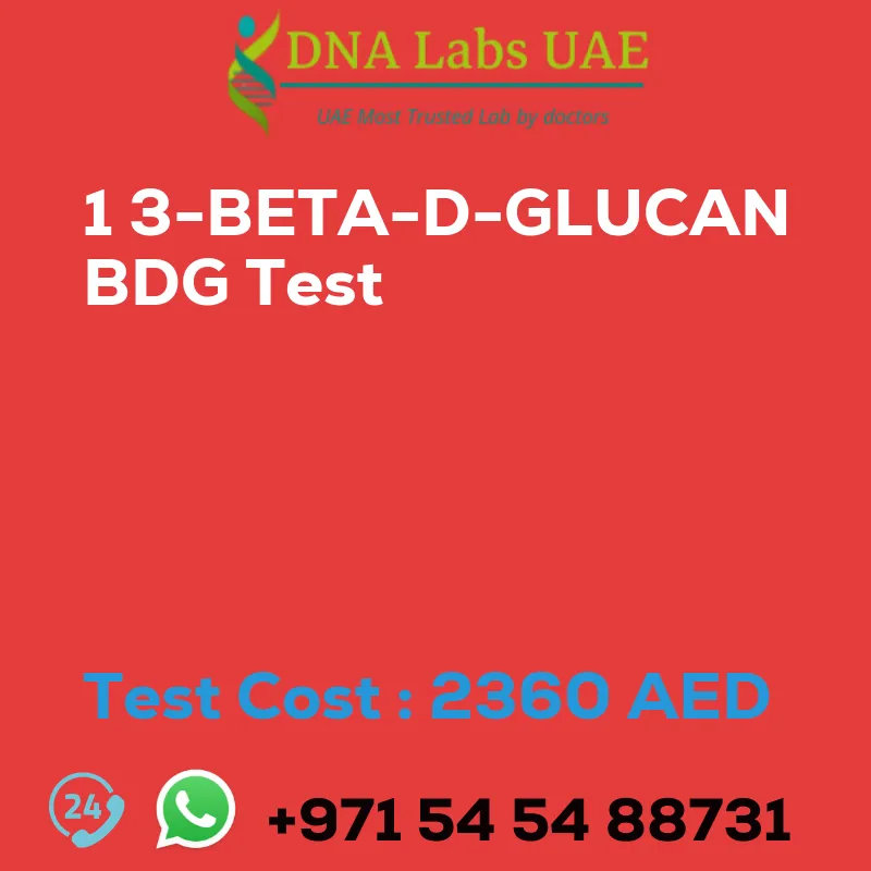 1 3-BETA-D-GLUCAN BDG Test sale cost 2360 AED