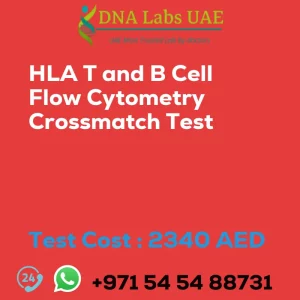 HLA T and B Cell Flow Cytometry Crossmatch Test sale cost 2340 AED