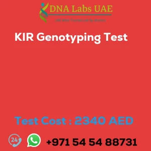 KIR Genotyping Test sale cost 2340 AED
