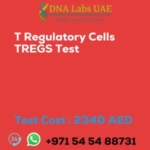 T Regulatory Cells TREGS Test sale cost 2340 AED
